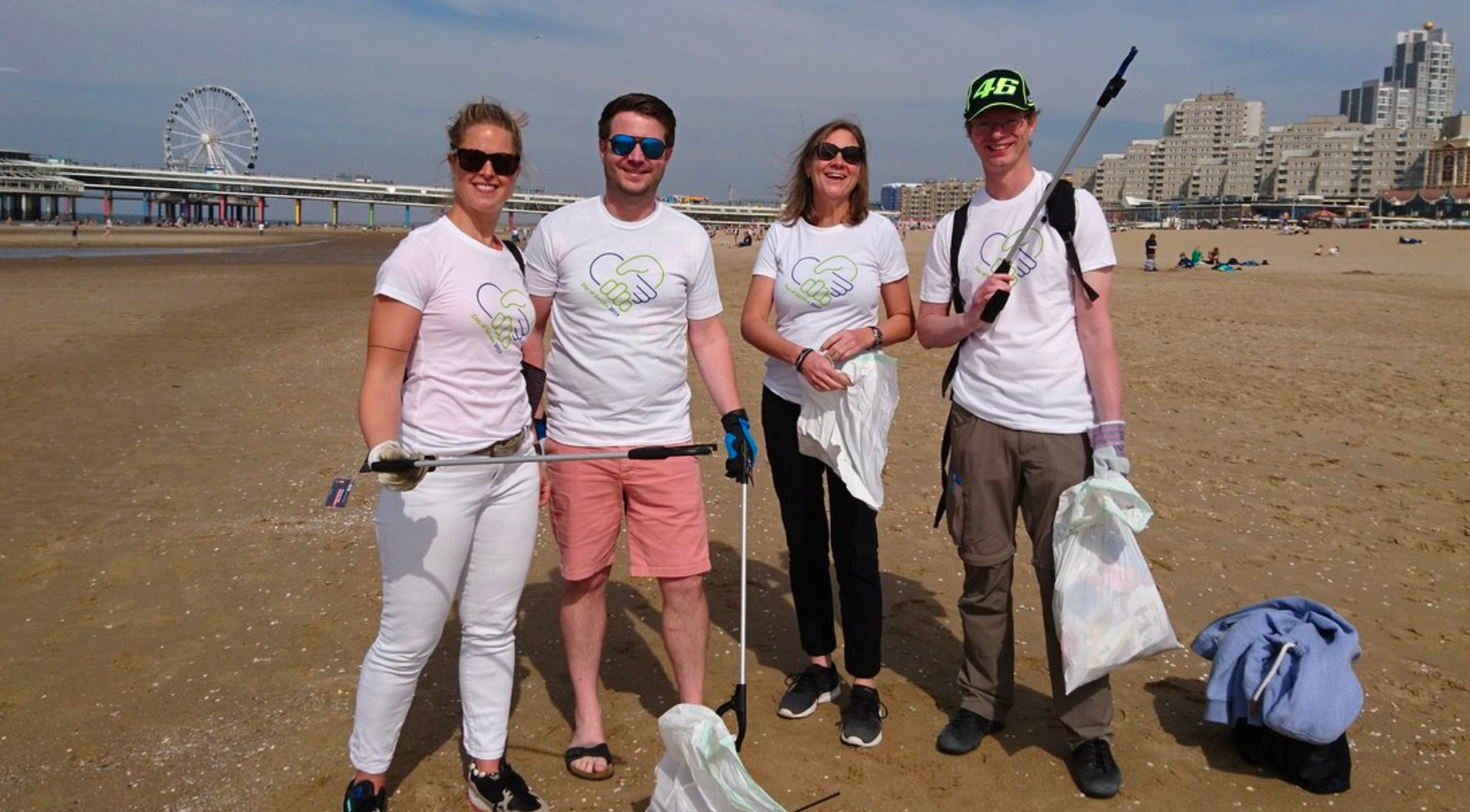 Beach clean up day