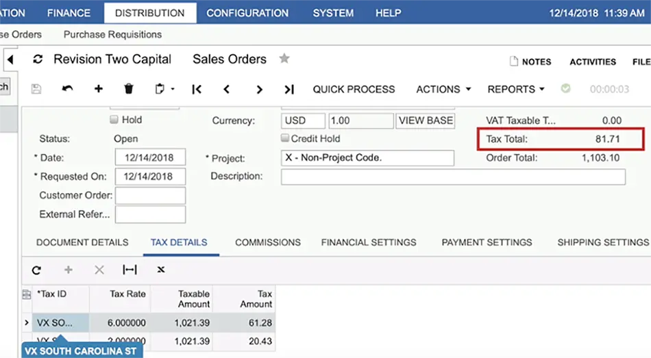 Acumatica Integration Vertex Video 