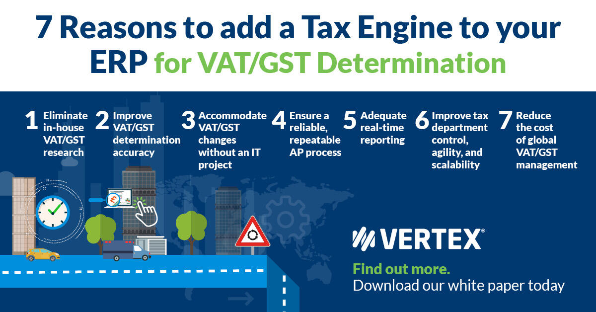 Adding a Tax Engine to ERP for VAT Determination Vertex, Inc.