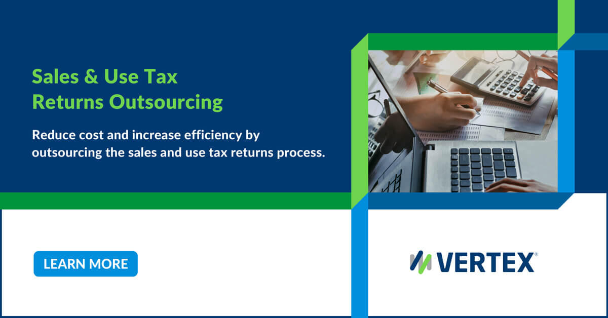 Vertex Sales & Use Tax Compliance Outsourcing Services | Vertex, Inc.