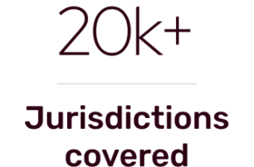 20K+ Jurisdictions covered