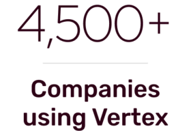 4500 Companies using Vertex