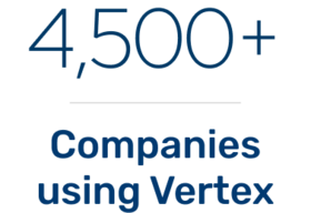4500 Companies using Vertex