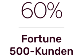 60% Fortune 500-Kunden
