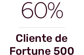 60% cliente de Fortune 500