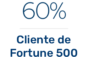 60% cliente de Fortune 500