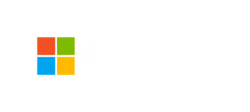Microsoft Logo Full Color Icon White Text High Res