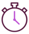 A stopwatch icon