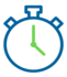 A stopwatch icon