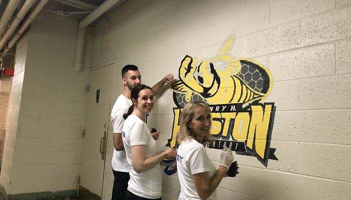 Day of Service Hall Mural