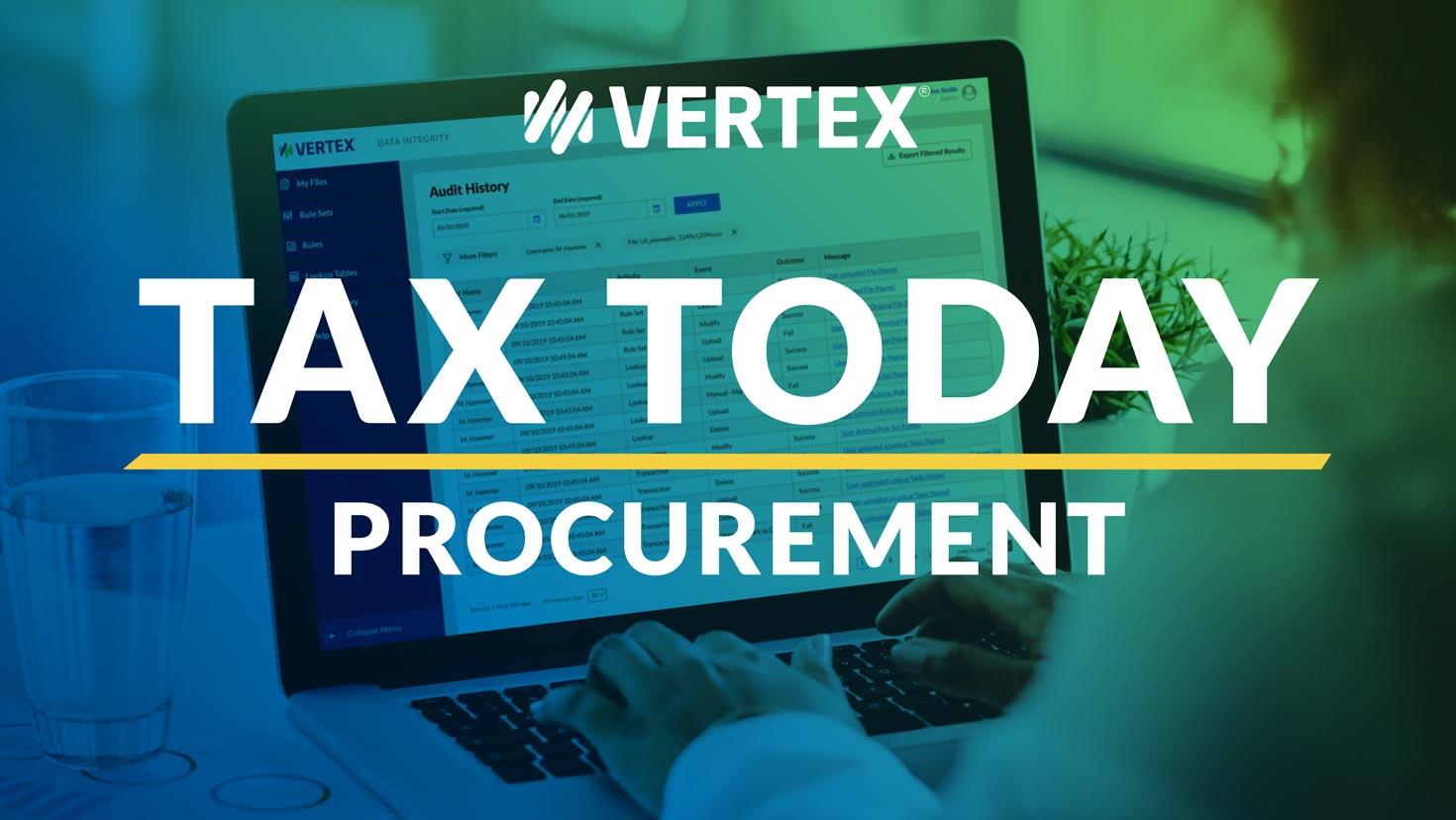 Vertex Inc. Procurement Podcast for Businesses