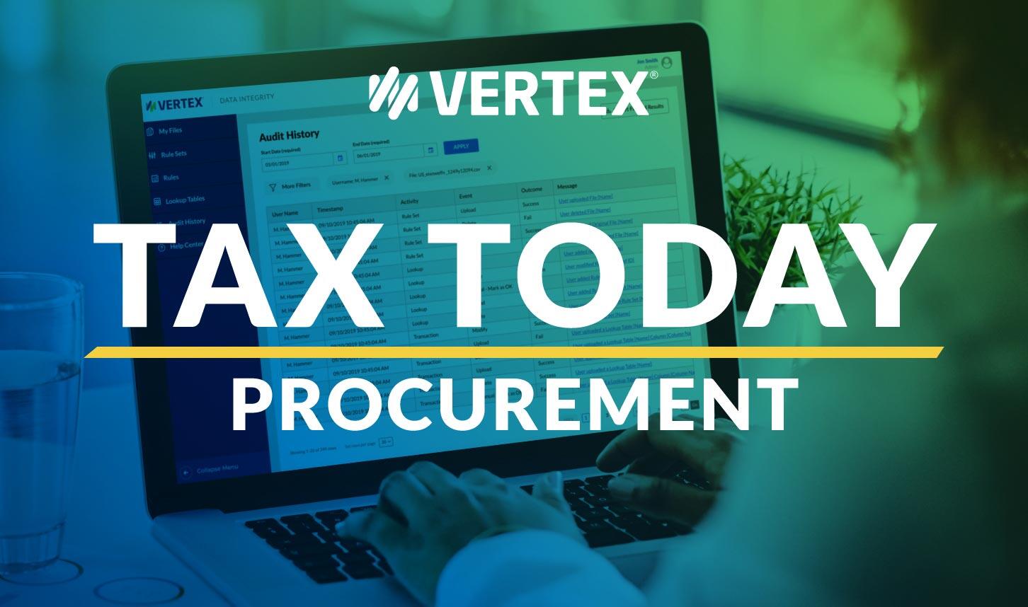Vertex Inc. Procurement Podcast for Businesses
