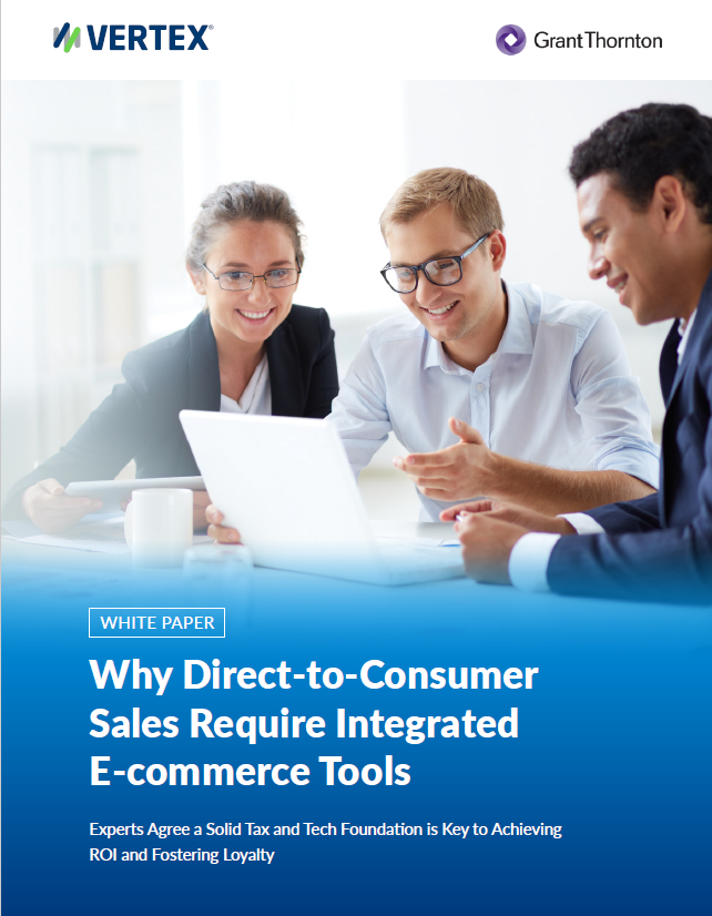 Preview image for white paper on Direct-to-Consumer E-Commerce Tools. 