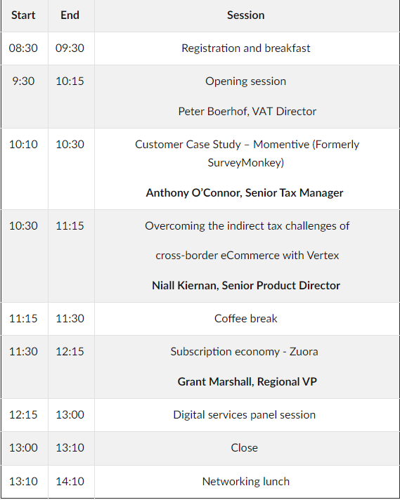 vertex inc. virtual events